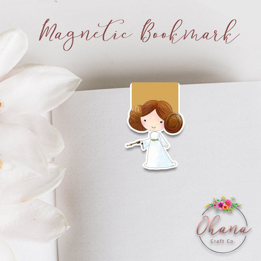 Princess Leia Star Wars Inspired Magnetic Bookmark