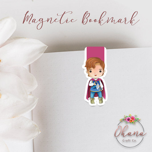 Prince Florian Inspired Magnetic Bookmark | Snow White