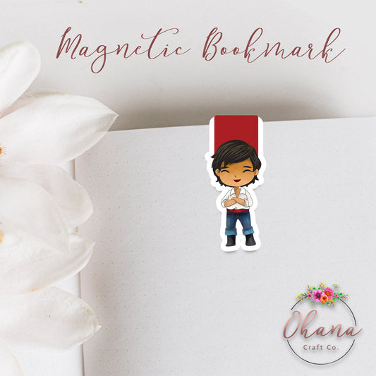 Prince Eric Little Mermaid Inspired Magnetic Bookmark