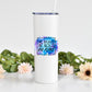 Be Brave Be Bold Watercolor 20 oz Tumbler with Straw
