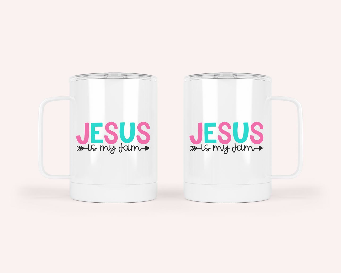 Jesus is my Jam Metal Camp Coffee Mug