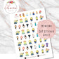 Minions Planner Stickers | Life Planner | EC | Erin Condren | Happy | Disc | Personal | Pocket | Decorative | Character | Movie | Funny |