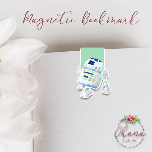 R2D2 Star Wars Inspired Magnetic Bookmark