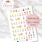 Cinderella Planner Sticker ~ Magically Inspired  | Life Planner | EC | Erin Condren | Limelife | Happy | Hobo | Personal | Movie