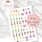 Alice in Wonderland Planner Stickers ~ Magically Inspired | Life Planner | EC | Erin Condren | Limelife | Pocket | Personal | Character