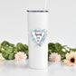 Spirit Lead Me Feather Scripture 20 oz Tumbler with Straw