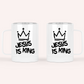 Jesus is King Metal Camp Coffee Mug