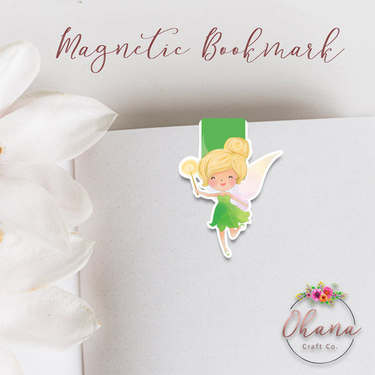 Tinkerbell Neverland Inspired Magnetic Bookmark