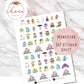 Monsters Themed Planner Stickers ~ Magically Inspired | Life Planner | EC | Erin Condren | Limelife | Happy | Disc | Hobo | Boo | Pocket |