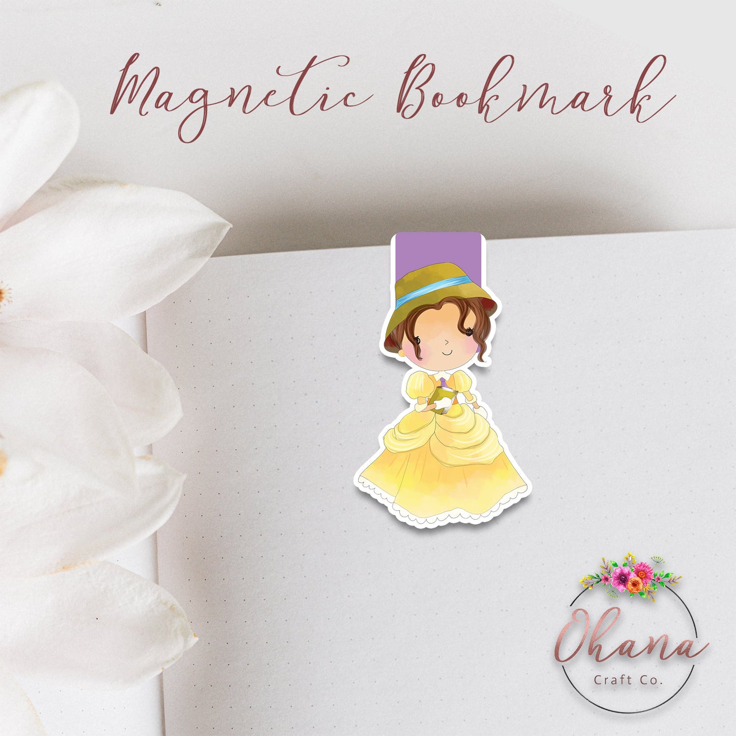 Jane Tarzan Inspired Magnetic Bookmark
