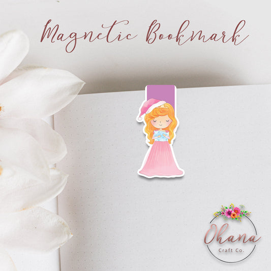 Aurora Sleeping Beauty Inspired Magnetic Bookmark