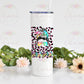 Rainbow Leopard Messy Bun Mama 20 oz Tumbler with Straw