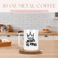 Jesus is King Metal Camp Coffee Mug