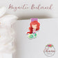 Ariel Mermaid Inspired Magnetic Bookmark
