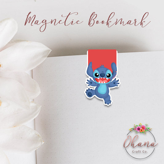 Stitch Inspired Magnetic Bookmark | Lilo & Stitch