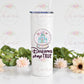 Dreams Come True Castle Pastel Watercolor 20 oz Tumbler with Straw