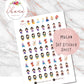 Mulan Planner Stickers ~ Magically Inspired | Life Planner | EC | Erin Condren | Happy | Disc | Ring | Pocket | Personal | Hobo | Journal |