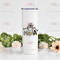 One Loved Mama Messy Bun 20 oz Tumbler with Straw