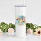 His Mercies Watercolor Floral Scripture 20 oz Tumbler with Straw