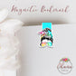 Tie Dye Messy Mom Bun Magnetic Bookmark